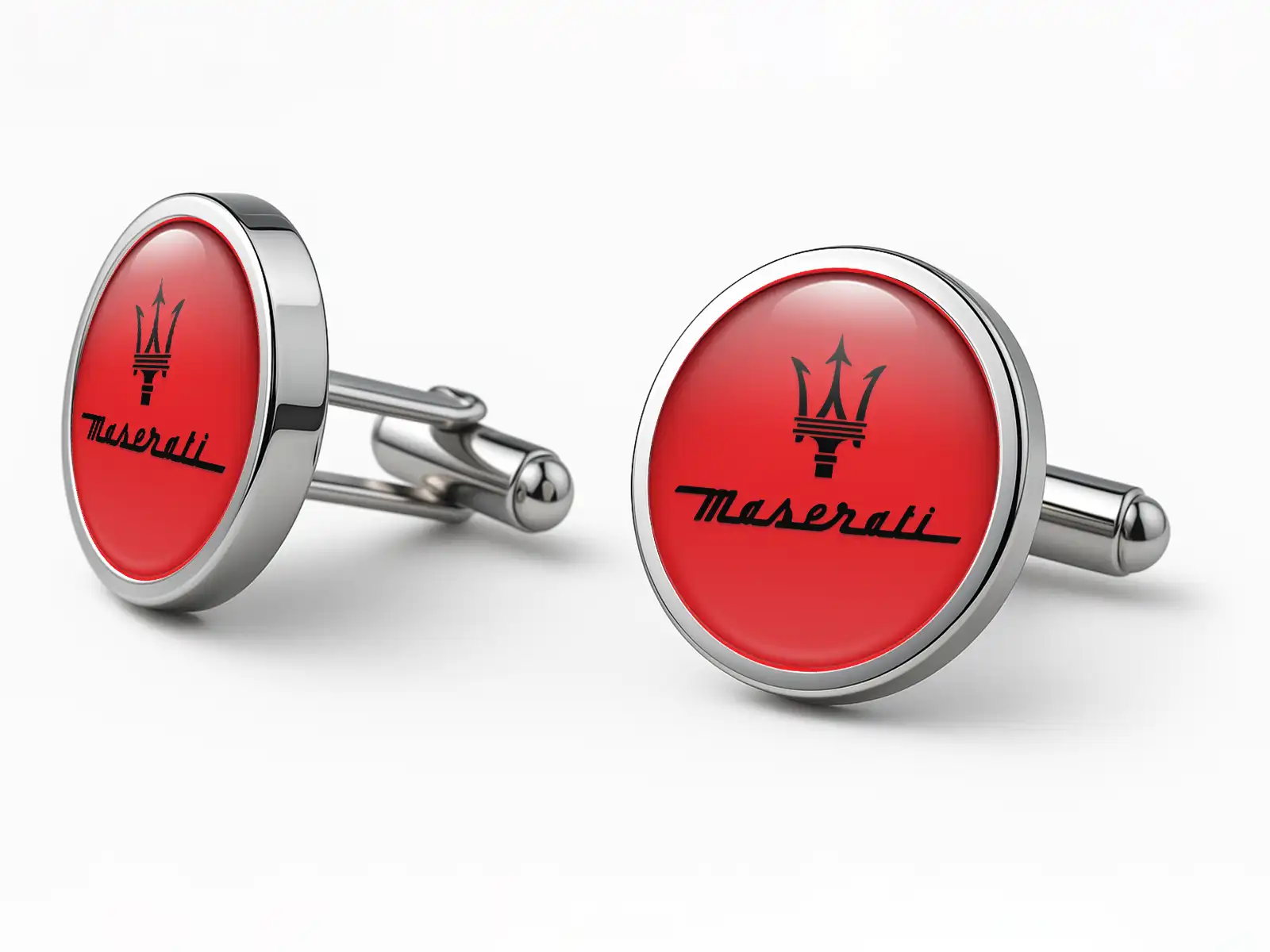 Maserati Gemelos Personalizados Hombre Lujo Set Regalo Pro
